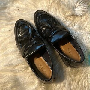Zara Trafaluc Black Loafers